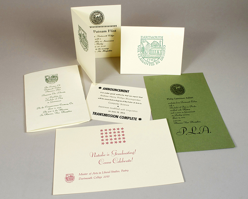 sets of letterpress stationary